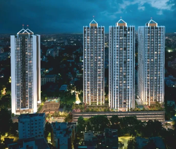 Exterior view of Venkatesh Erandwane Central Pune smart homes